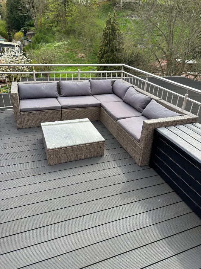 Dachterrassenwohnung Katharinenschule Eisenach Buitenkant foto